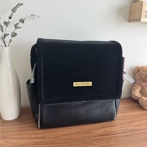 Brand New With Tags Petunia Pickle Bottom Diaper Bag -
Black Backpack